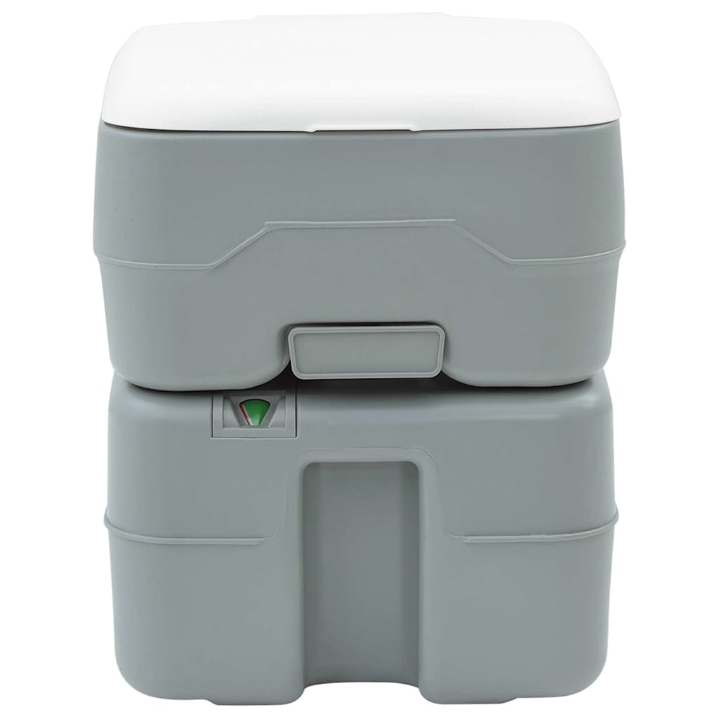 Camping toilet Grå 41,5 x 36,5 x 42 cm Høj-densitet Polyethylen