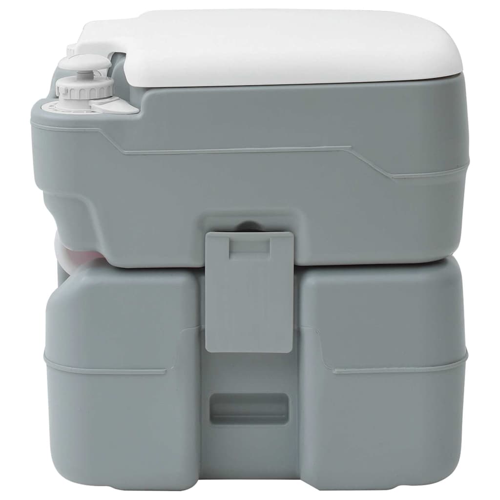 Camping toilet Grå 41,5 x 36,5 x 42 cm Høj-densitet Polyethylen