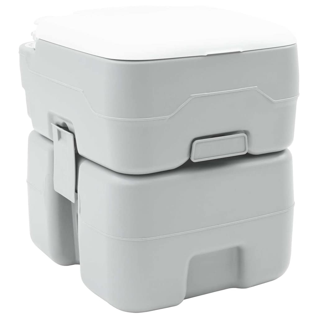 Camping toilet Grå 41,5 x 36,5 x 42 cm Høj-densitet Polyethylen