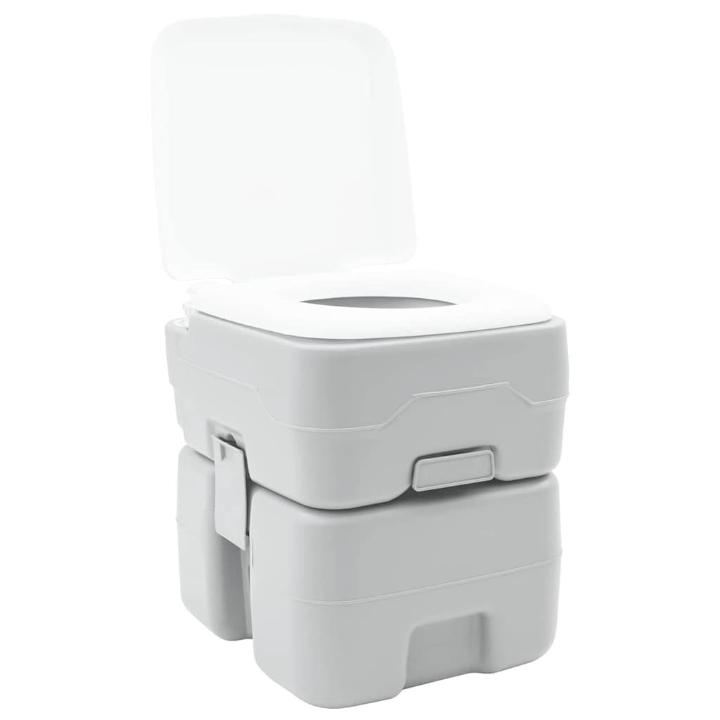 Camping toilet Grå 41,5 x 36,5 x 42 cm Høj-densitet Polyethylen