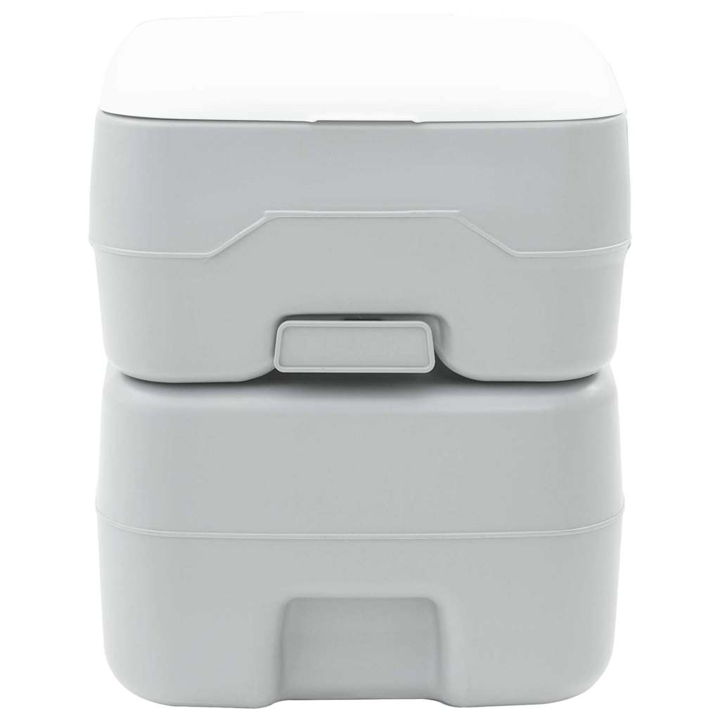 Camping toilet Grå 41,5 x 36,5 x 42 cm Høj-densitet Polyethylen