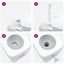 Camping toilet Grå 41,5 x 36,5 x 42 cm Høj-densitet Polyethylen