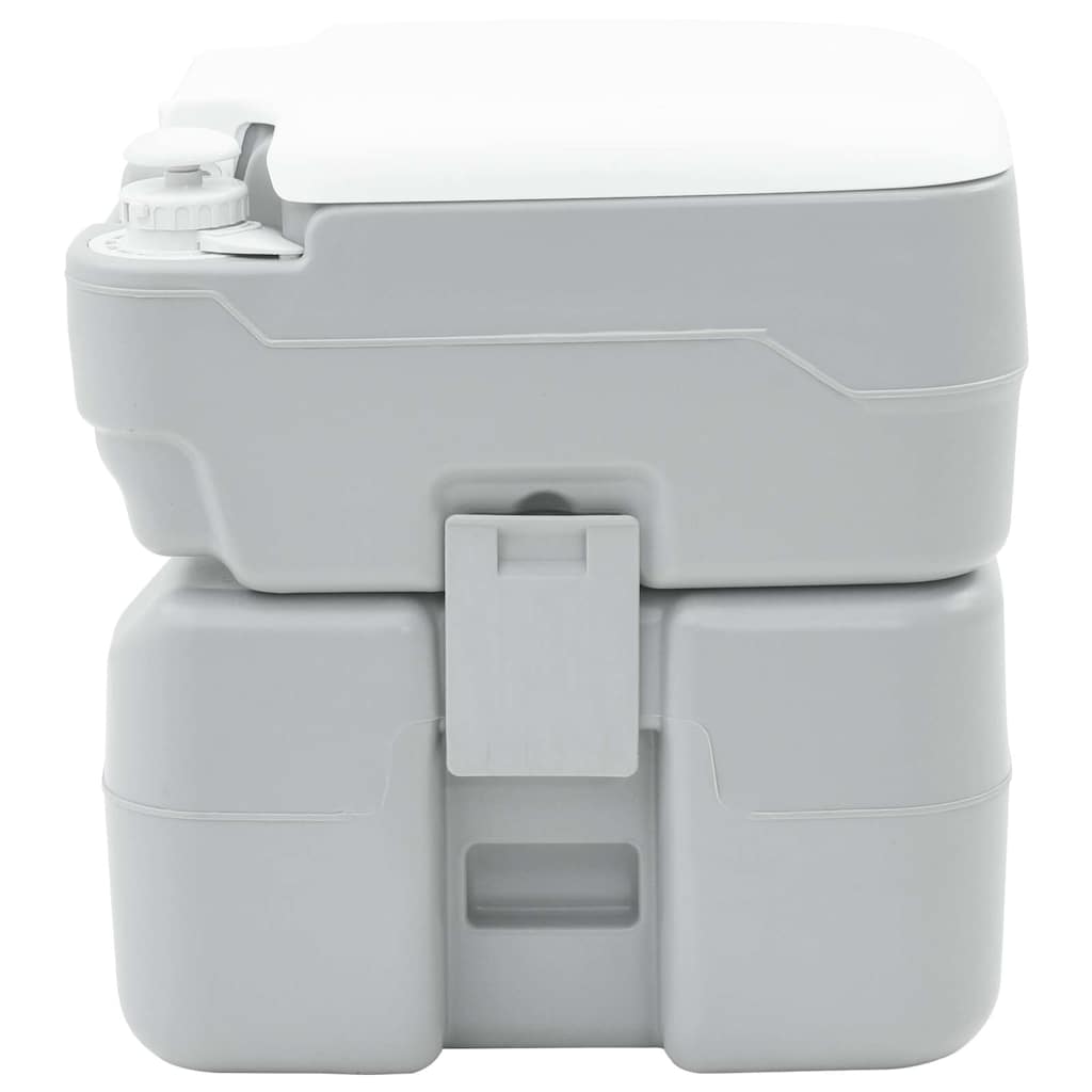 Camping toilet Grå 41,5 x 36,5 x 42 cm Høj-densitet Polyethylen