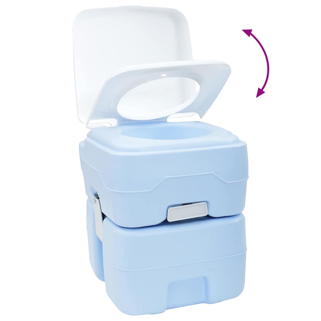 Camping toilet Blå 41,5 x 36,5 x 42 cm Høj-densitet Polyethylen