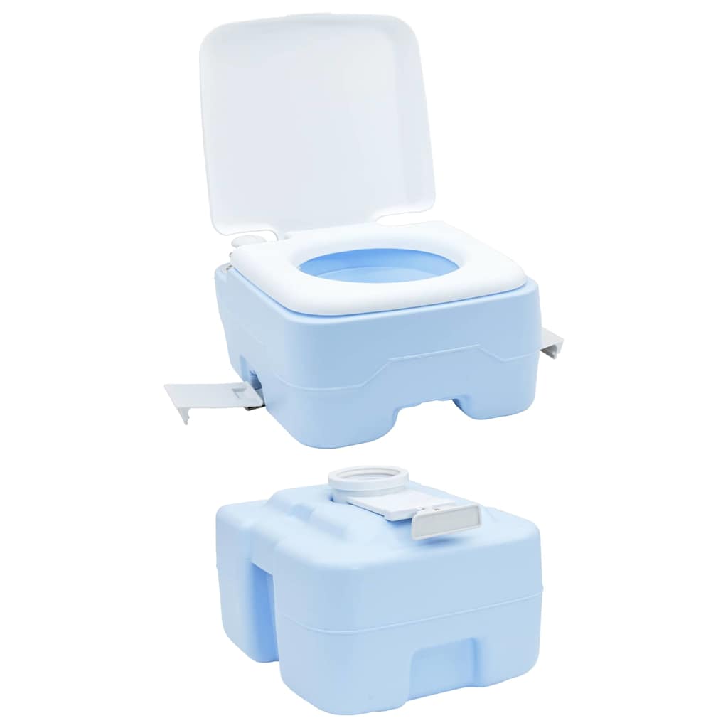 Camping toilet Blå 41,5 x 36,5 x 42 cm Høj-densitet Polyethylen