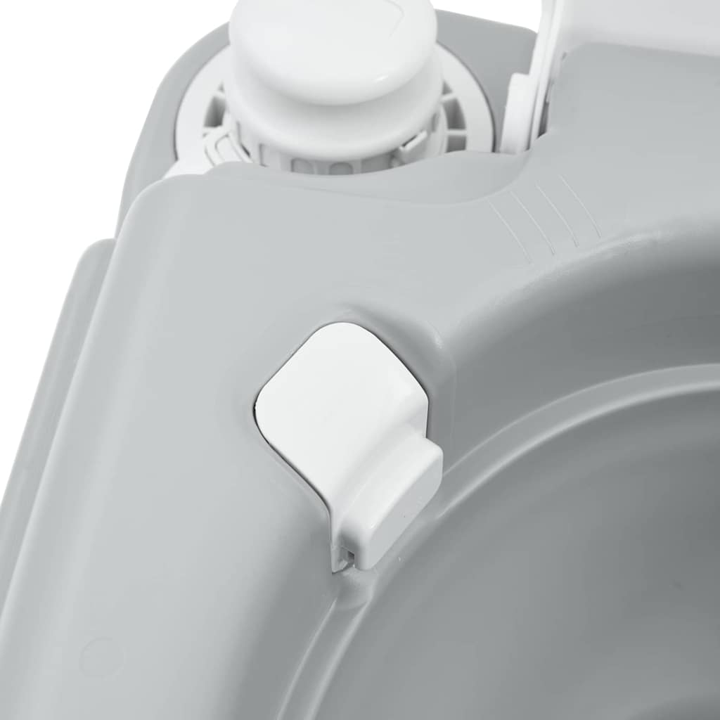 Camping toilet Grå og Hvid 41,5 x 36,5 x 30 cm Polyethylen
