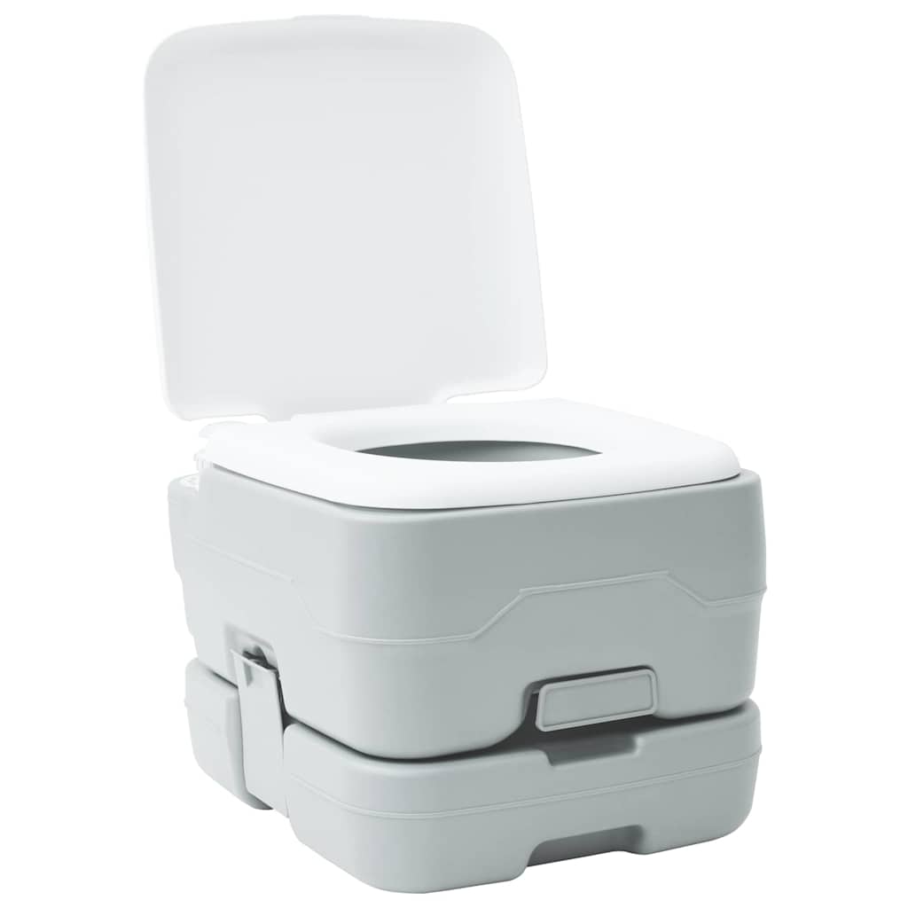 Camping toilet Grå og Hvid 41,5 x 36,5 x 30 cm Polyethylen
