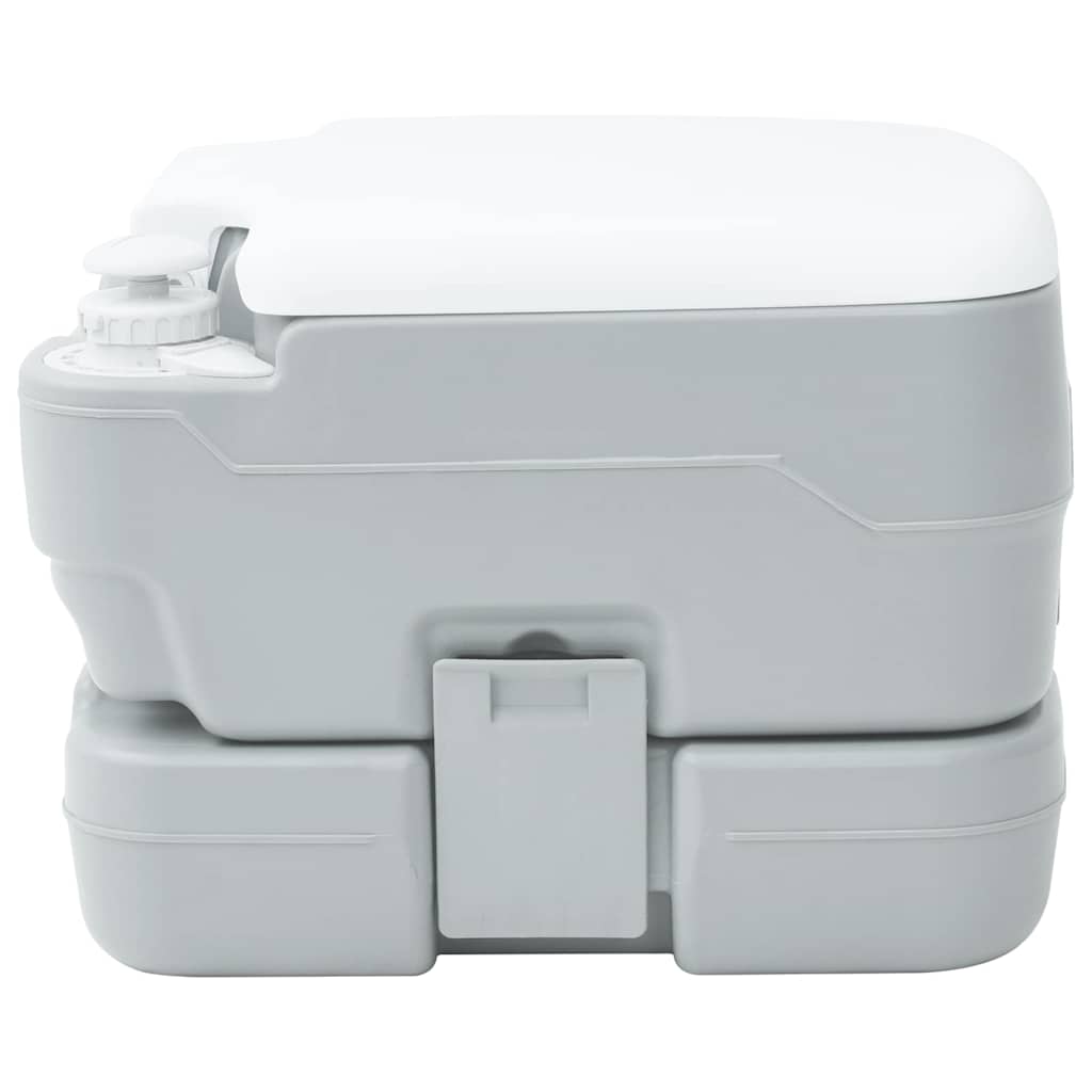 Camping toilet Grå og Hvid 41,5 x 36,5 x 30 cm Polyethylen