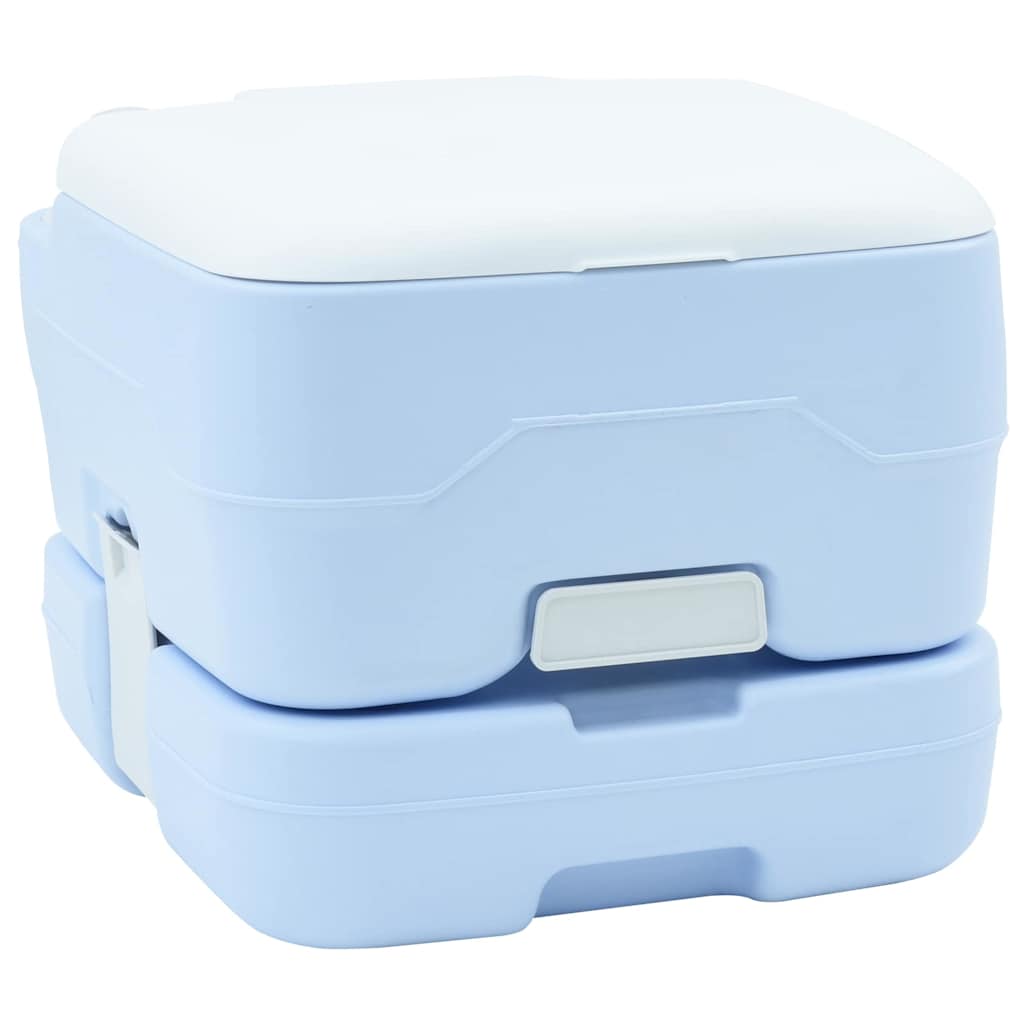 Camping toilet Lyseblå og Hvid 41,5 x 36,5 x 30 cm Polyethylen