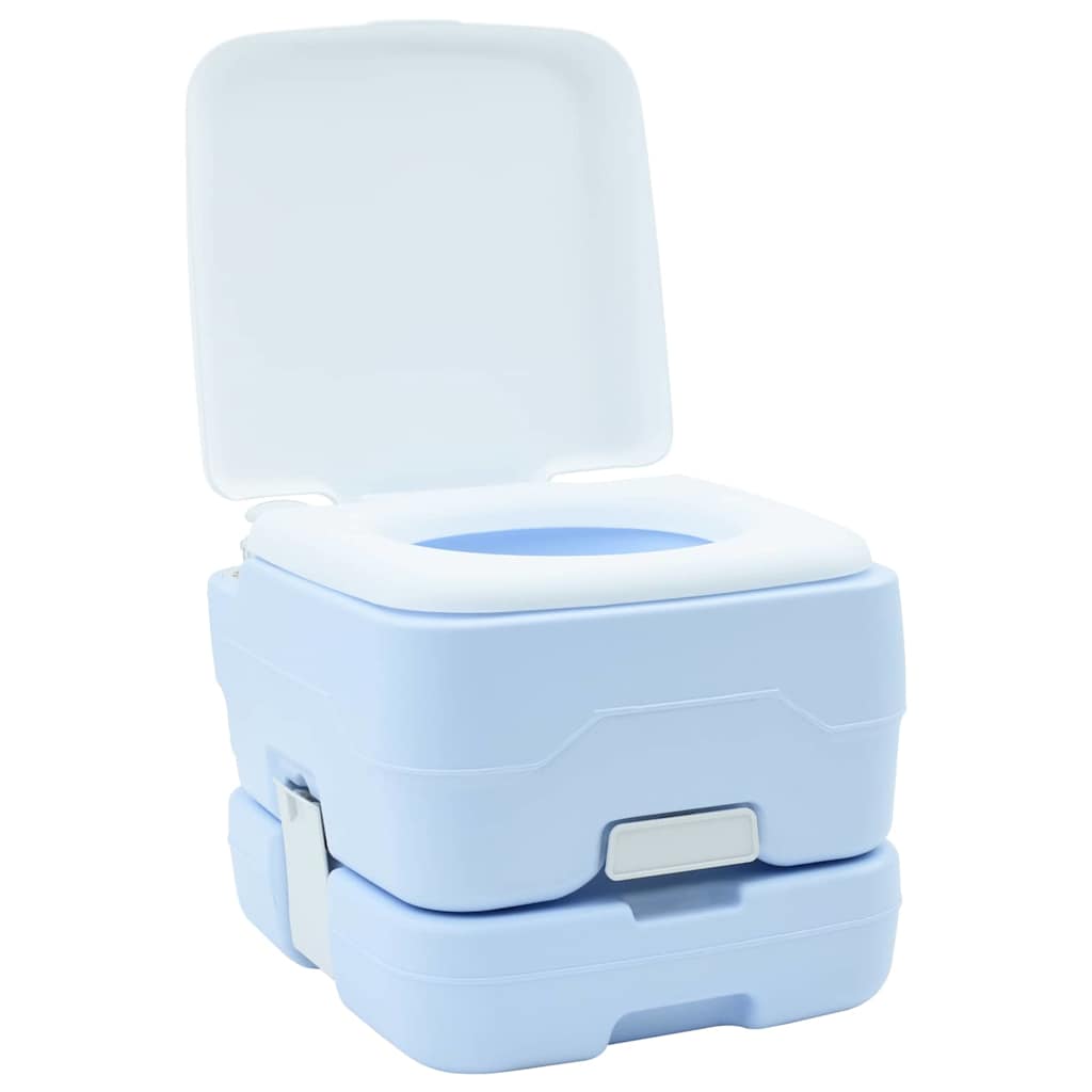 Camping toilet Lyseblå og Hvid 41,5 x 36,5 x 30 cm Polyethylen