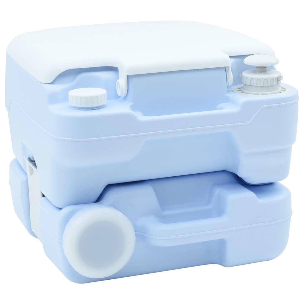 Camping toilet Lyseblå og Hvid 41,5 x 36,5 x 30 cm Polyethylen