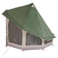 Tipi telt med tag med opbevaring Grøn 404 x 370 x 270 cm taft