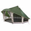 Tipi telt med tag med opbevaring Grøn 508 x 470 x 300 cm taft