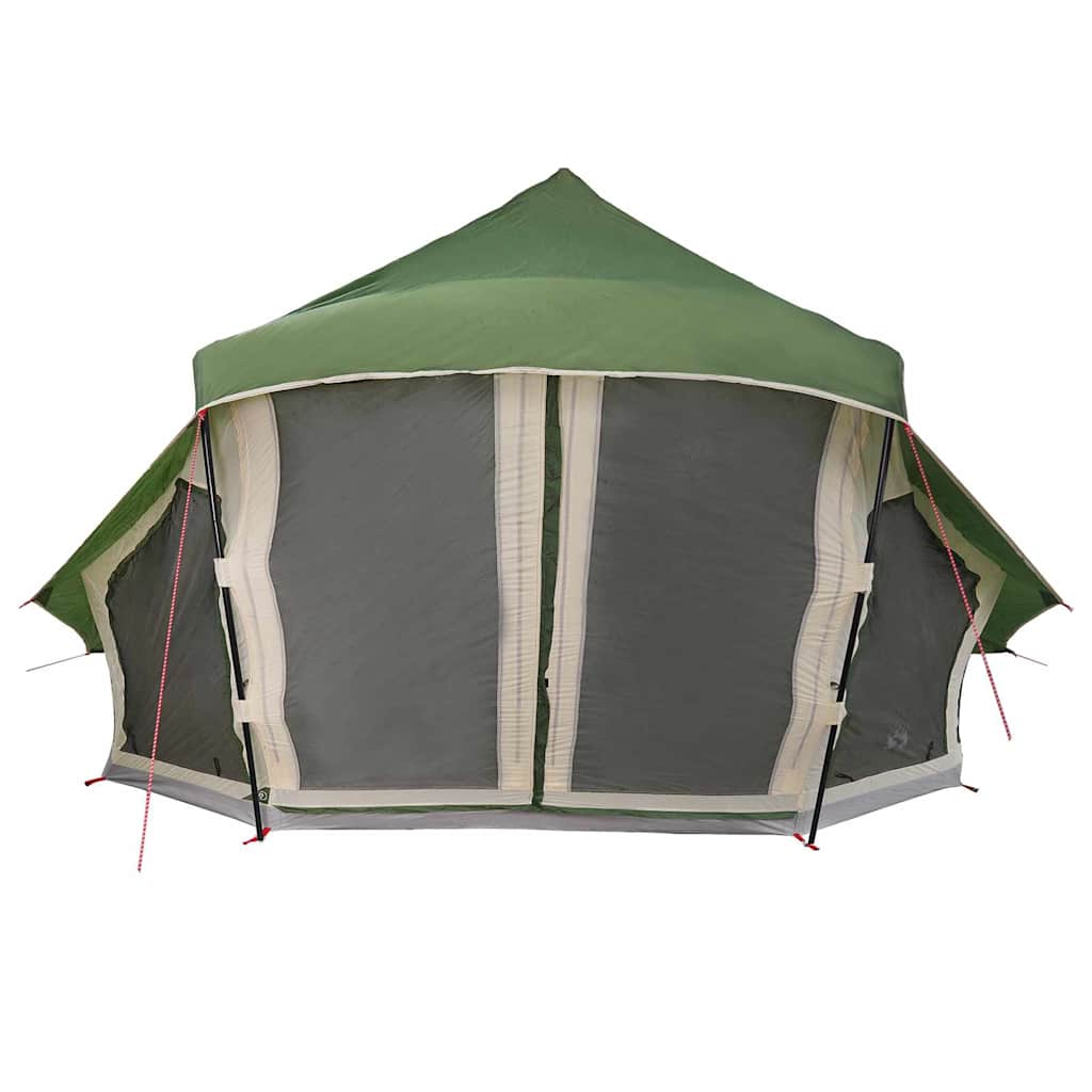 Tipi telt med tag med opbevaring Grøn 508 x 470 x 300 cm taft