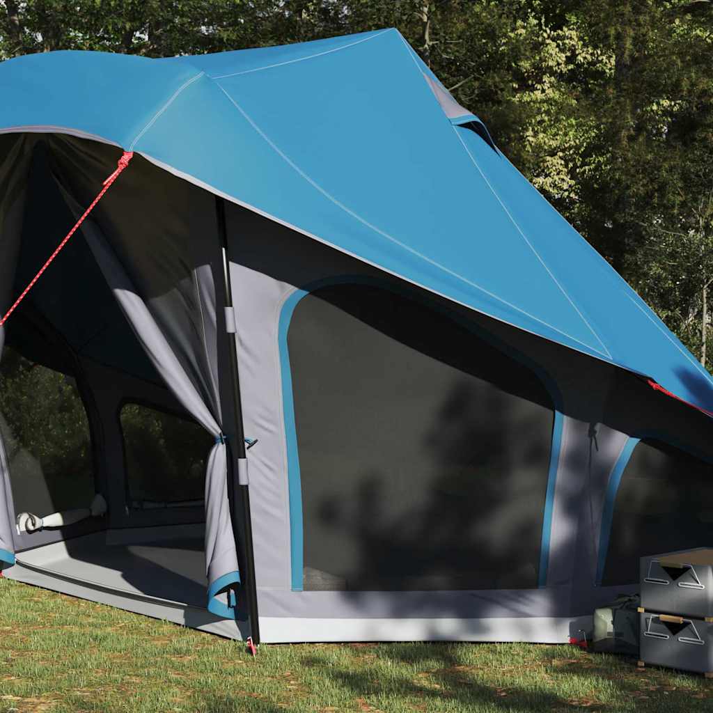 Tipi telt med tag med opbevaring Blå 508 x 470 x 300 cm taft