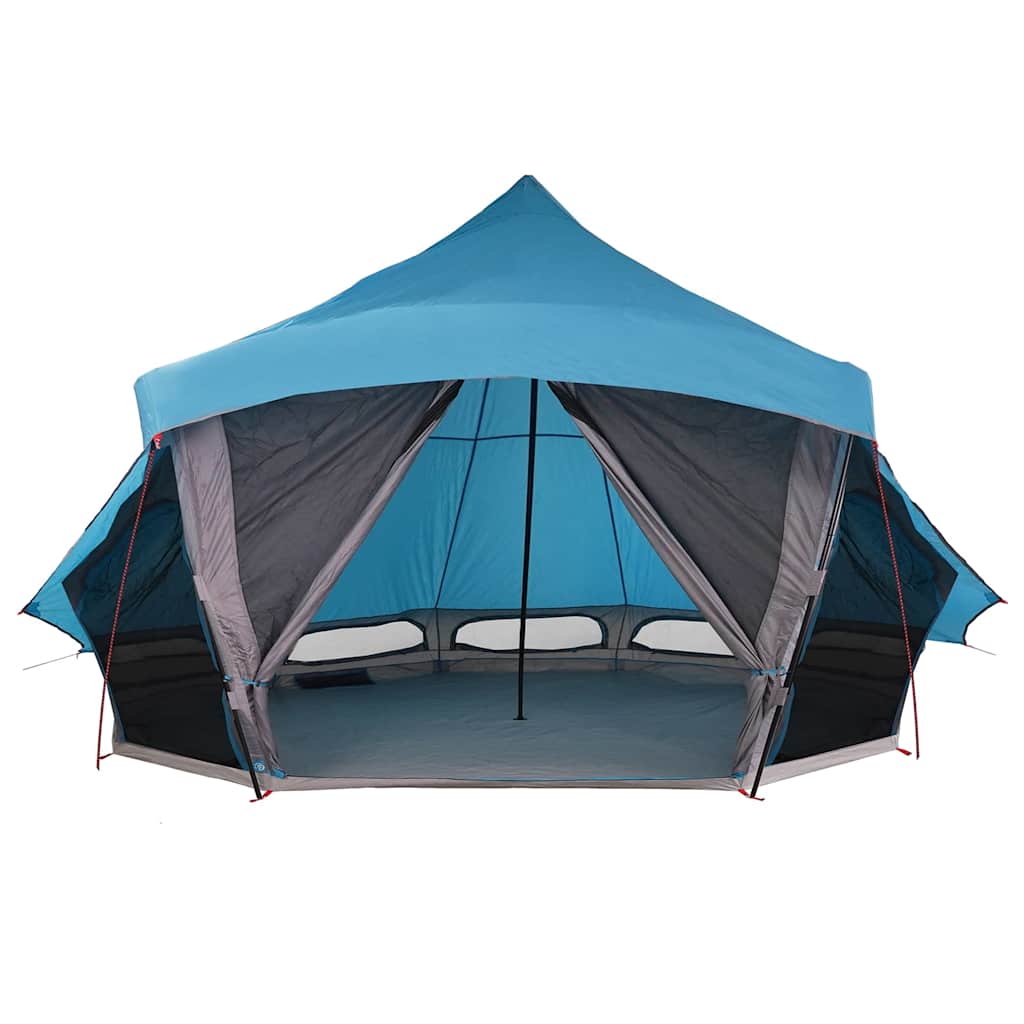 Tipi telt med tag med opbevaring Blå 508 x 470 x 300 cm taft