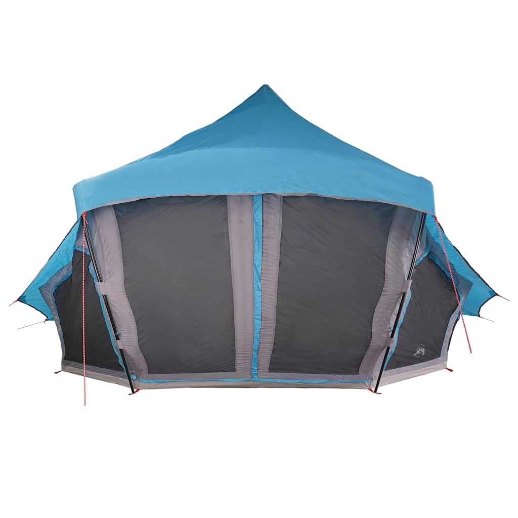 Tipi telt med tag med opbevaring Blå 508 x 470 x 300 cm taft
