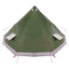 Tipi telt med tag med opbevaring Grøn 560 x 560 x 300 cm taft