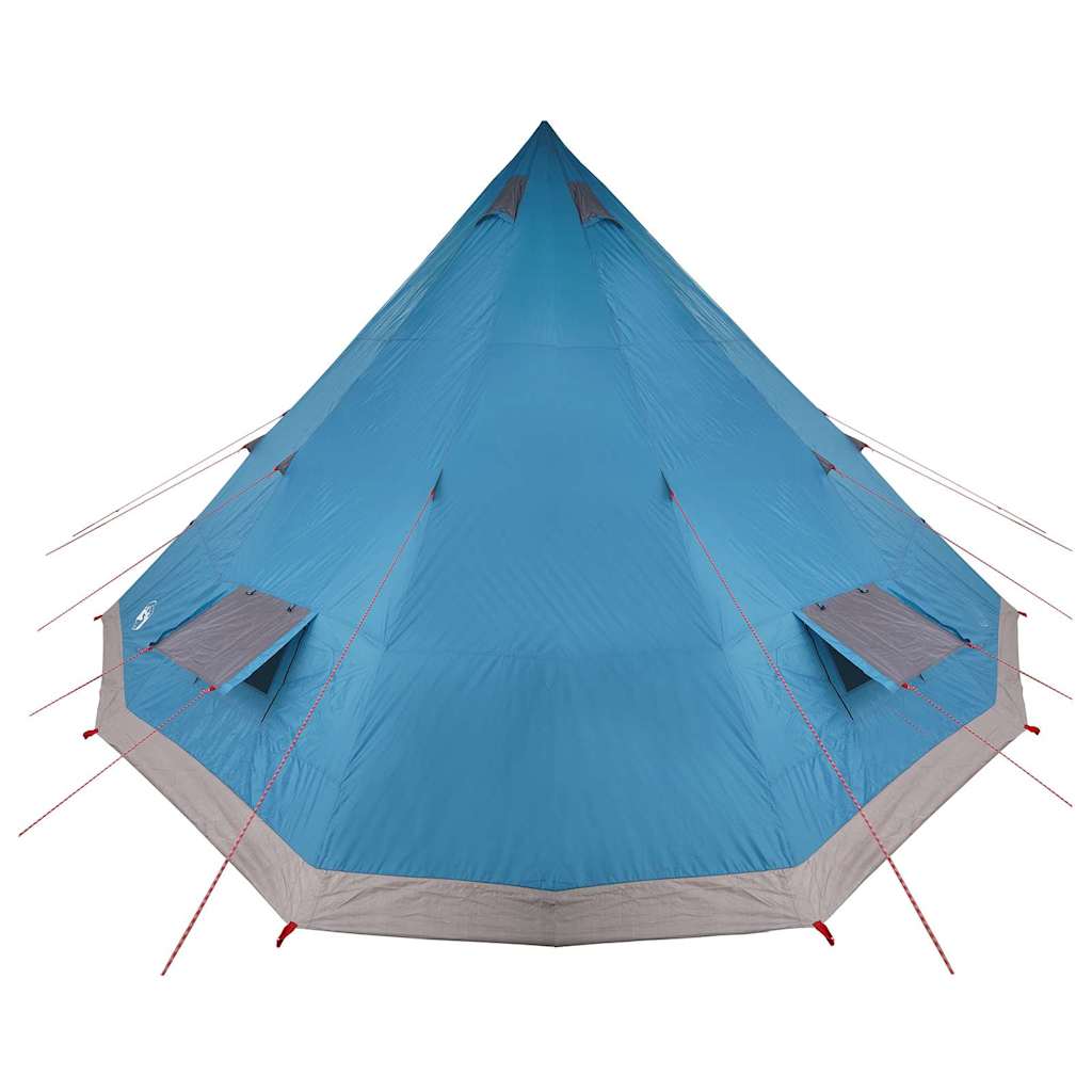 Tipi telt med tag med opbevaring Blå 560 x 560 x 300 cm taft