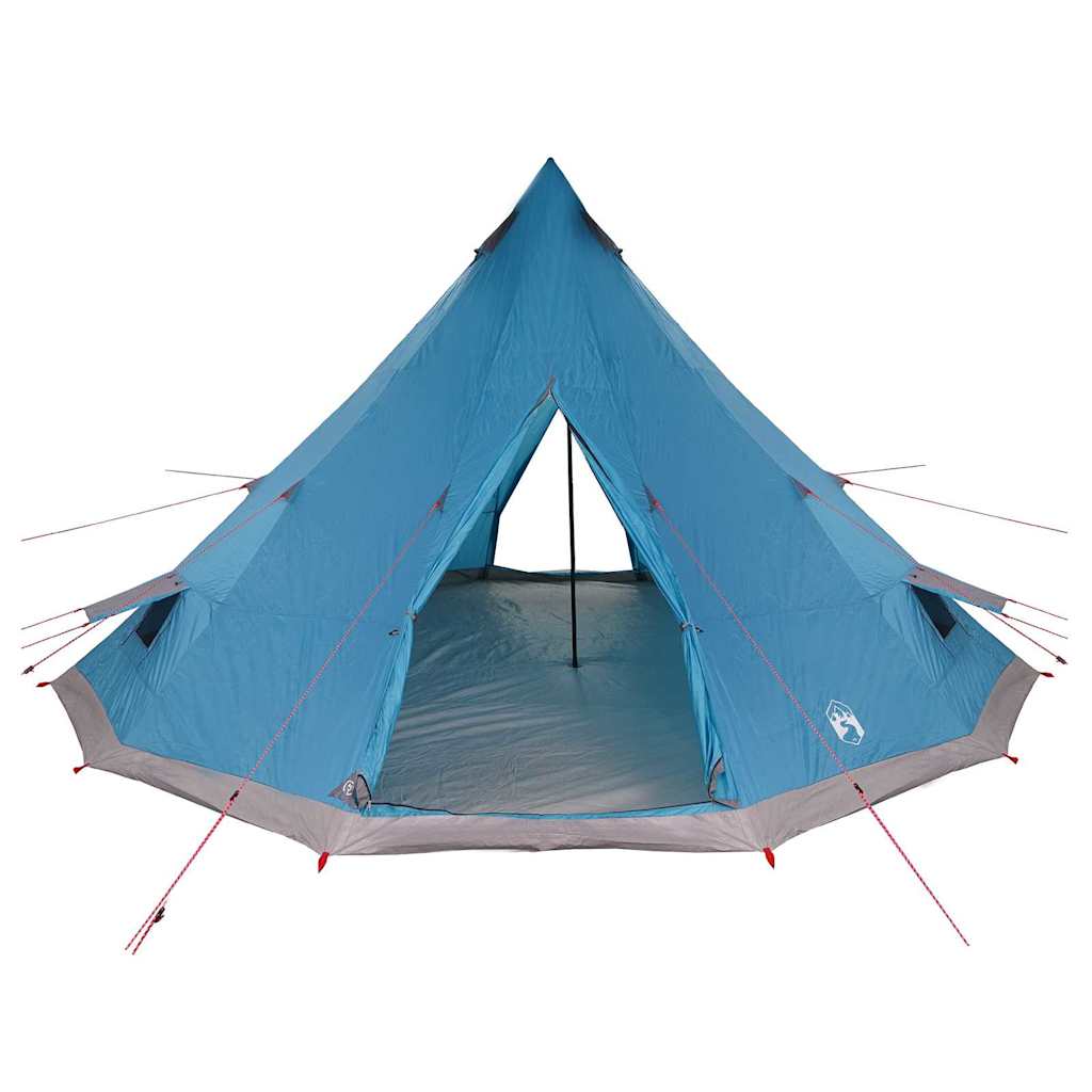 Tipi telt med tag med opbevaring Blå 560 x 560 x 300 cm taft