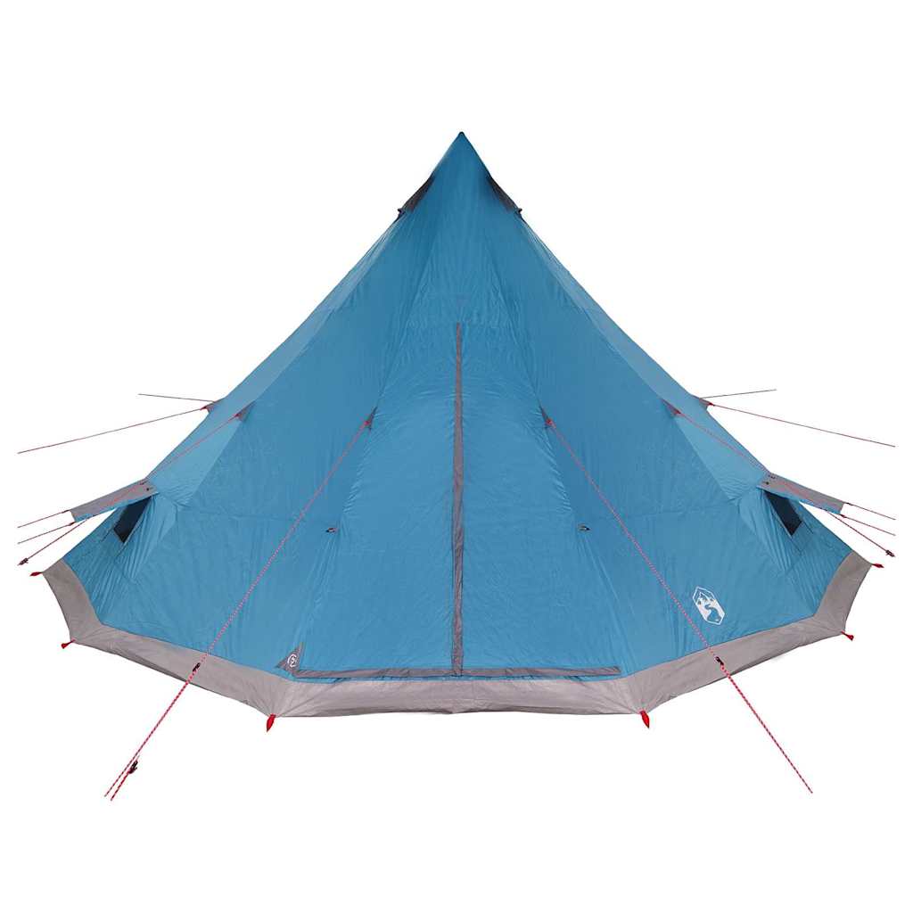 Tipi telt med tag med opbevaring Blå 560 x 560 x 300 cm taft