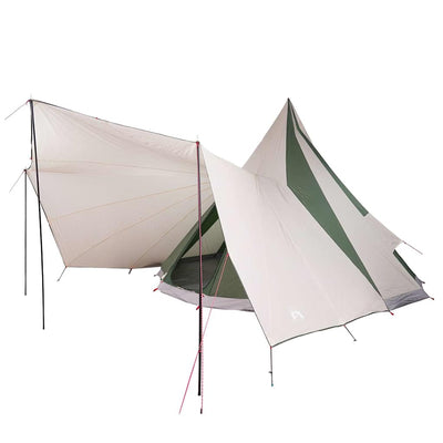 Tipi telt med tag med opbevaring Grøn 510 x 690 x 330 cm taft