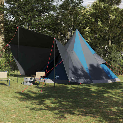 Tipi telt med tag med opbevaring Blå 510 x 690 x 330 cm taft