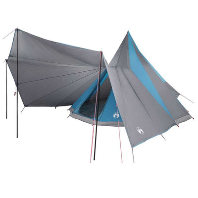 Tipi telt med tag med opbevaring Blå 510 x 690 x 330 cm taft
