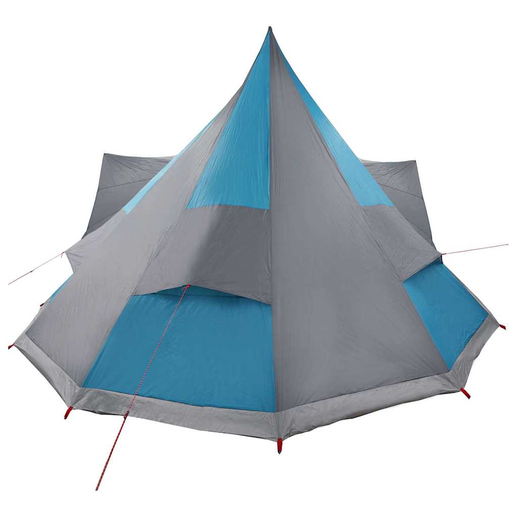 Tipi telt med tag med opbevaring Blå 510 x 690 x 330 cm taft