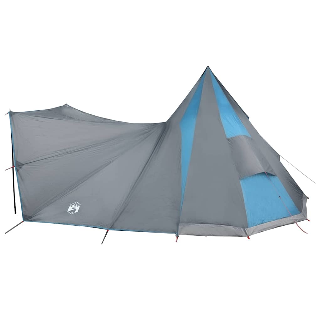 Tipi telt med tag med opbevaring Blå 510 x 690 x 330 cm taft