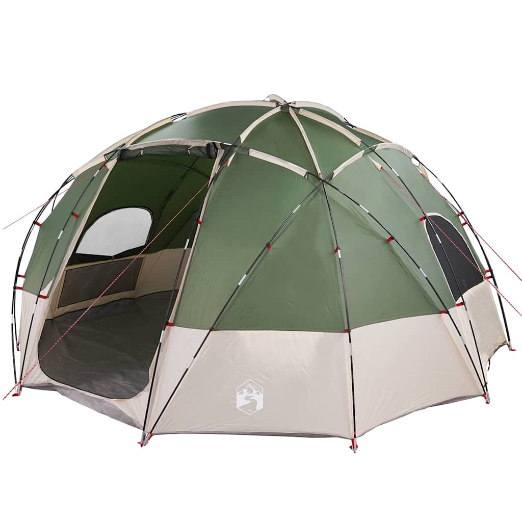 Dome Telt med tag med opbevaring Grøn 475 x 475 x 235 cm taft