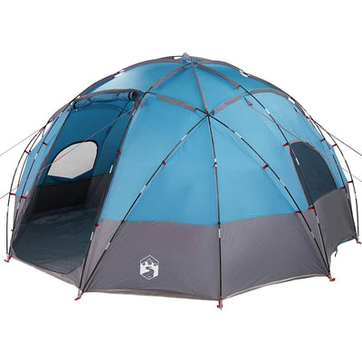Dome Telt med tag med opbevaring Blå 475 x 475 x 235 cm taft