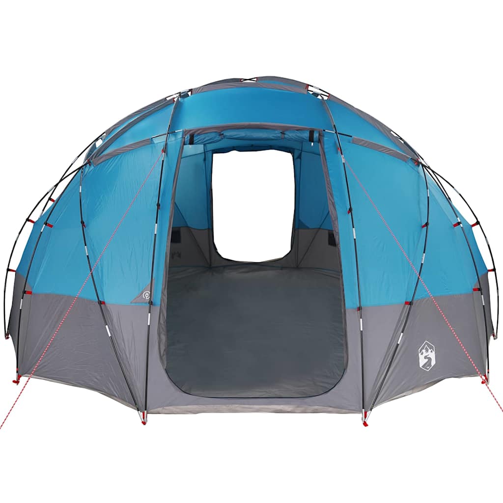 Dome Telt med tag med opbevaring Blå 475 x 475 x 235 cm taft
