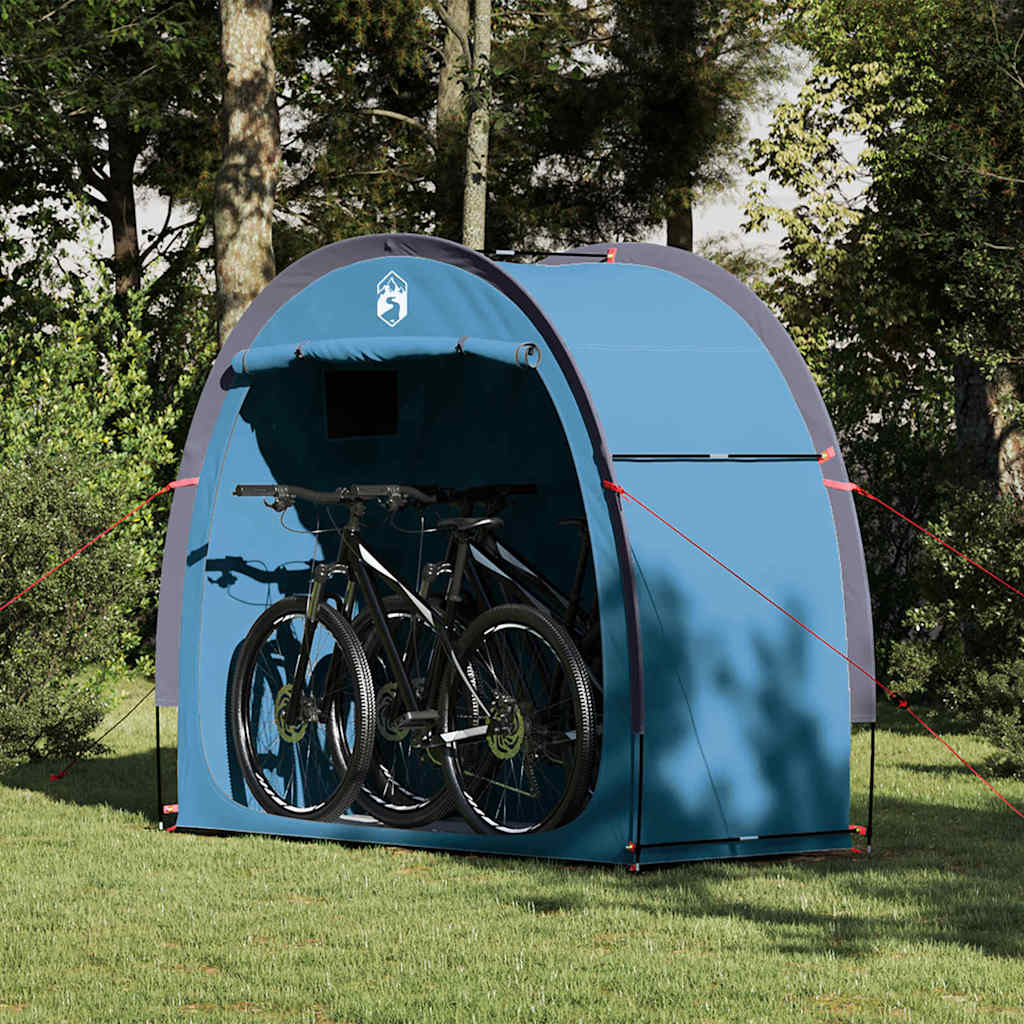 Cykelopbevaringstelt 210 x 90 x 174 cm Vandtæt Blå