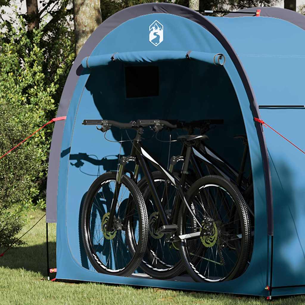 Cykelopbevaringstelt 210 x 90 x 174 cm Vandtæt Blå
