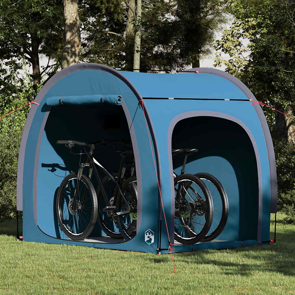Cykelopbevaringstelt 210 x 156 x 180 cm Vandtæt Blå