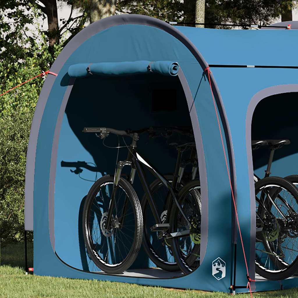 Cykelopbevaringstelt 210 x 156 x 180 cm Vandtæt Blå