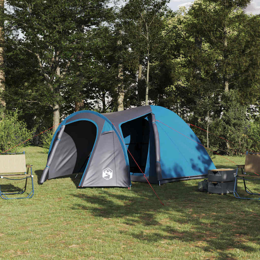 Dome Telt Kuppel med tag med opbevaring Blå 384 x 254 x 170 cm