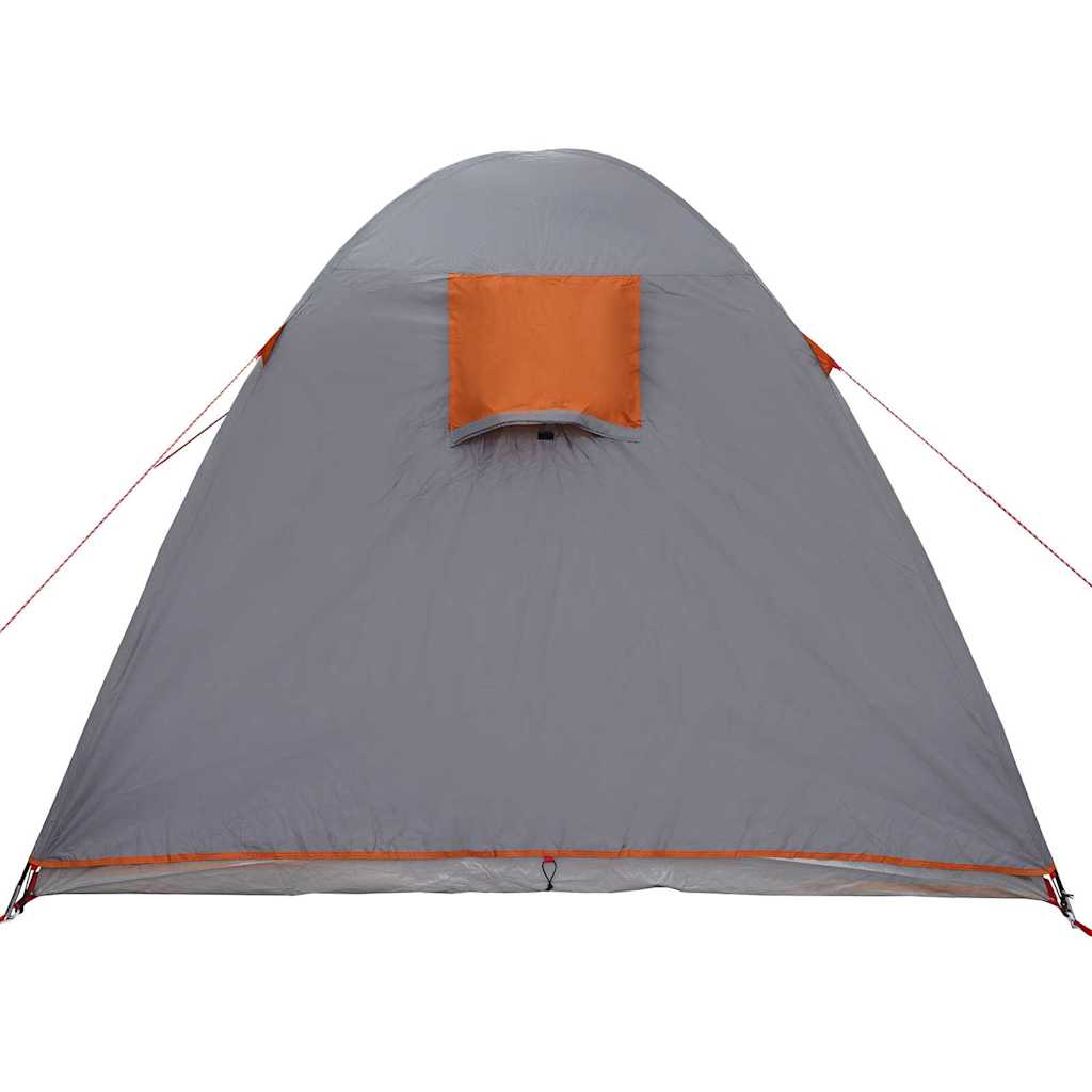 Dome Telt Kuppel med tag Grå og orange 384 x 254 x 170 cm