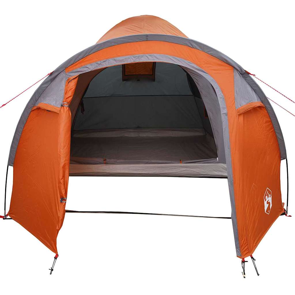 Dome Telt Kuppel med tag Grå og orange 384 x 254 x 170 cm