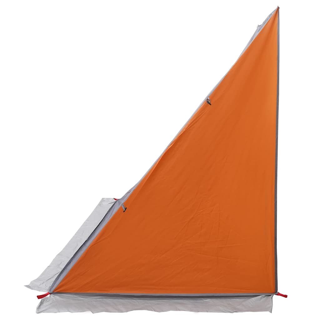 Bagklapstelt Grå og orange 180/190 x 150 x 230 cm taft Vandtæt