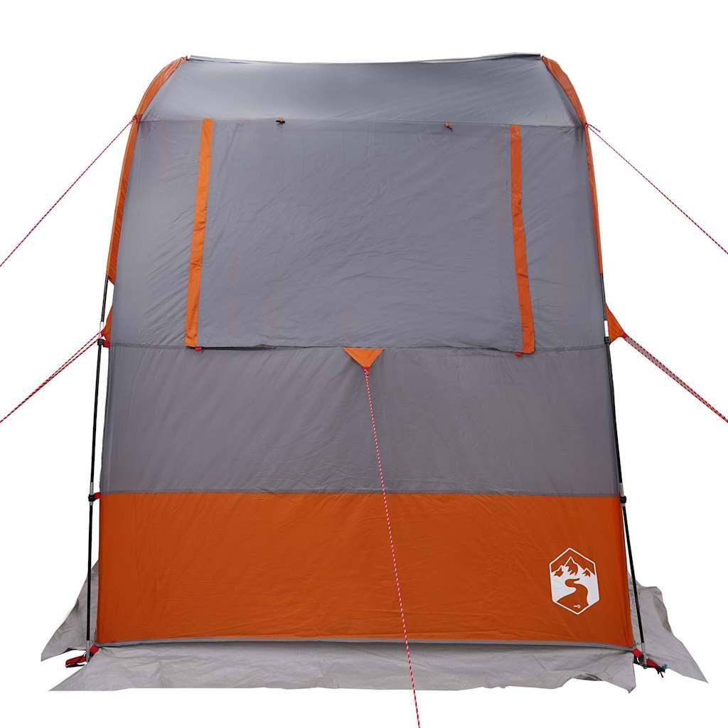 Bagklapstelt 194 x 180 x 210 cm Grå og orange taft