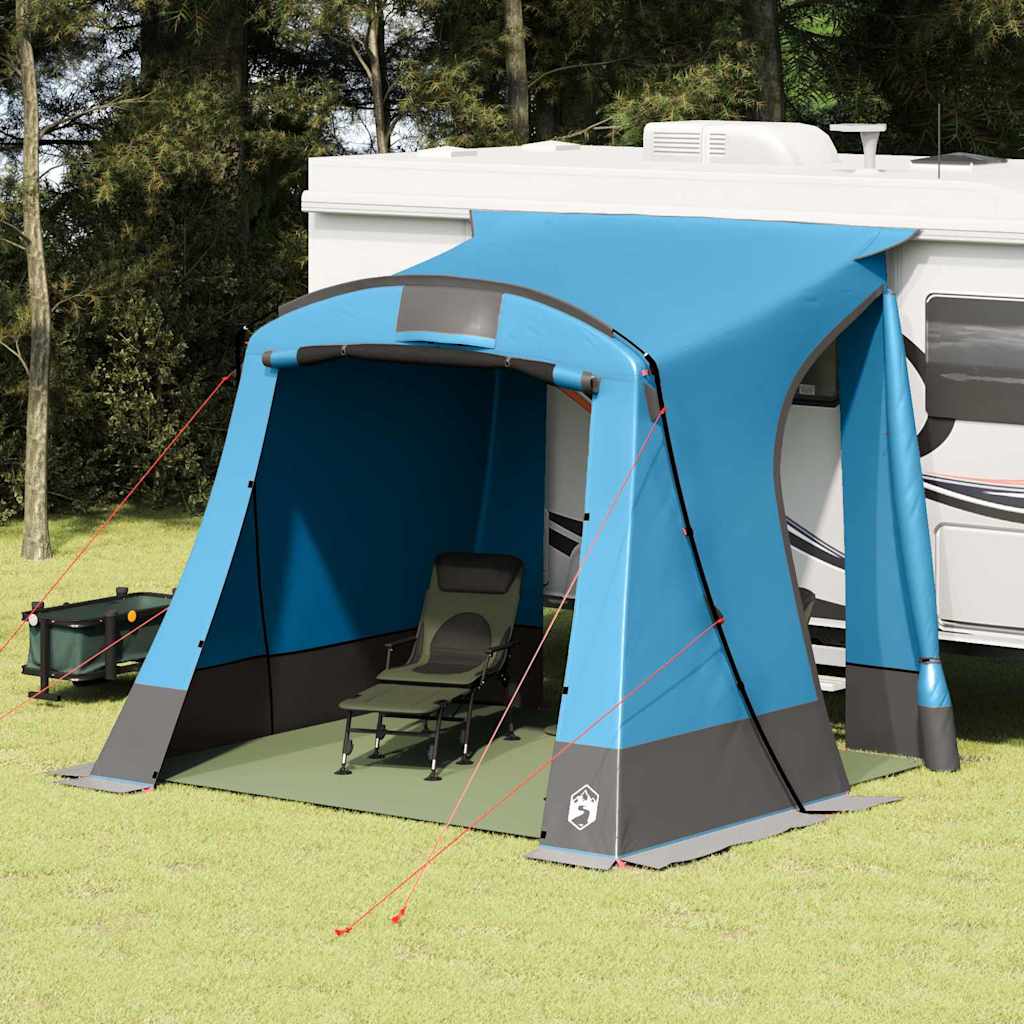 Bagklapstelt personer 285 x 255 x 245 cm Vandtæt Blå taft