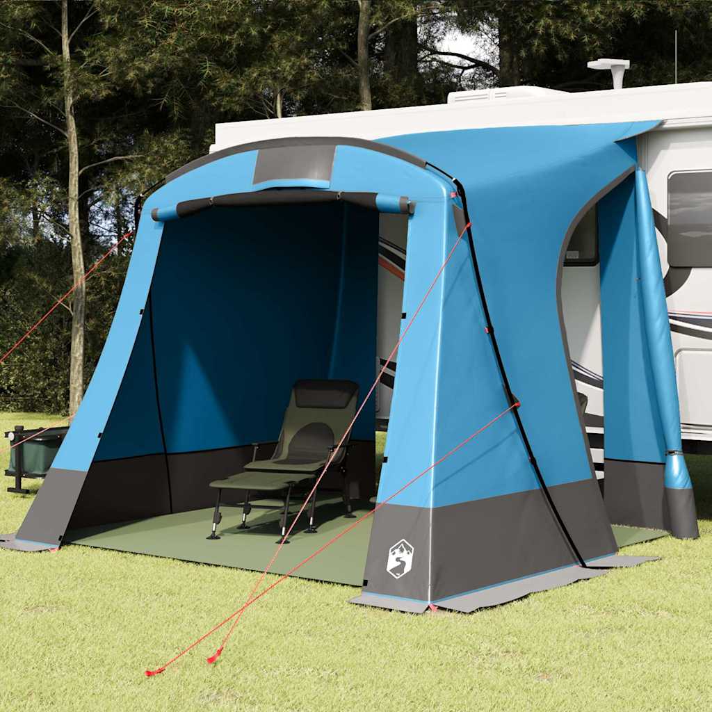 Bagklapstelt personer 285 x 255 x 245 cm Vandtæt Blå taft
