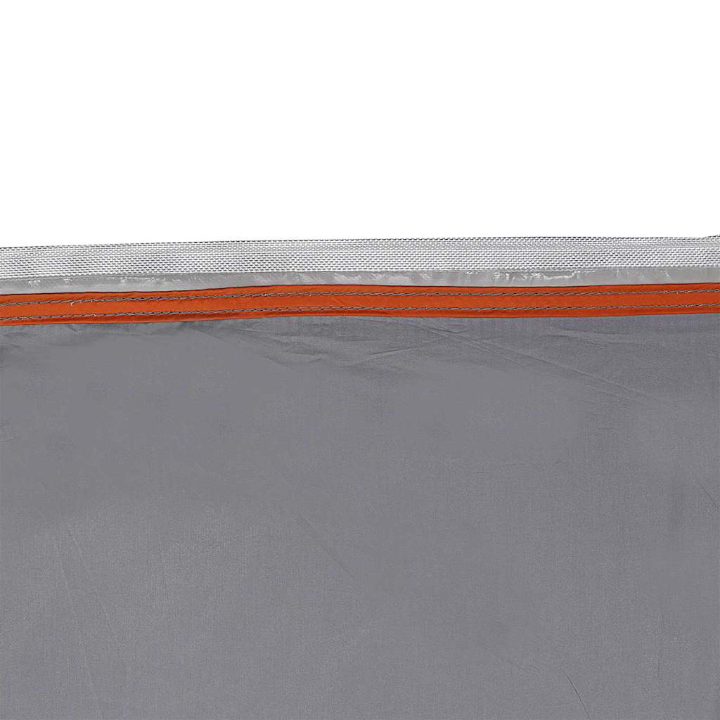 Bagklapstelt personer 285 x 255 x 245 cm Grå og orange taft