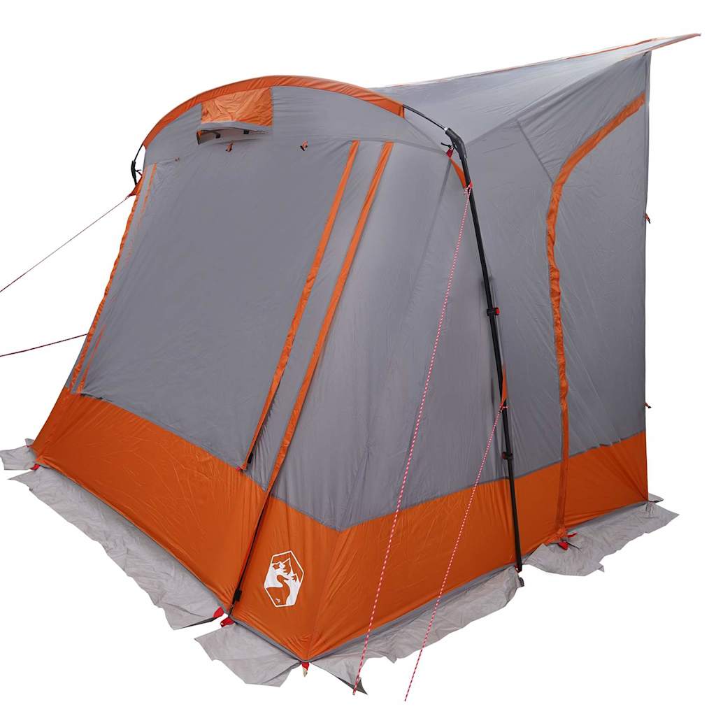 Bagklapstelt personer 285 x 255 x 245 cm Grå og orange taft