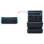 Opbevaringspose med opbevaring Sort 66 x 40 cm oxford