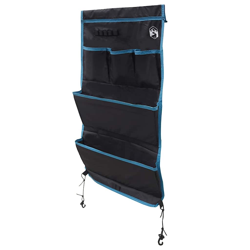 Opbevaringspose med opbevaring Sort og Blå 91 x 47,5 cm oxford