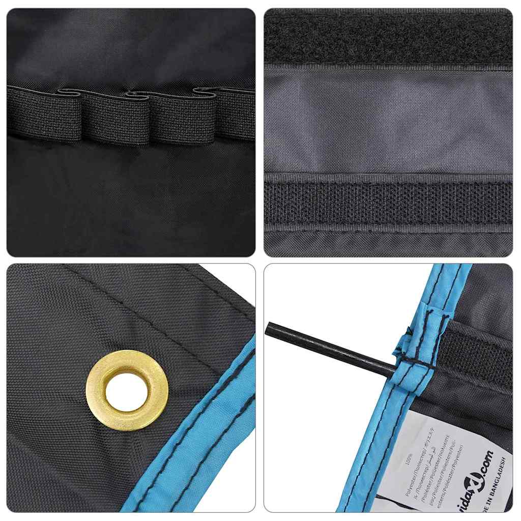 Opbevaringspose med opbevaring Sort og Blå 161 x 58,5 cm oxford