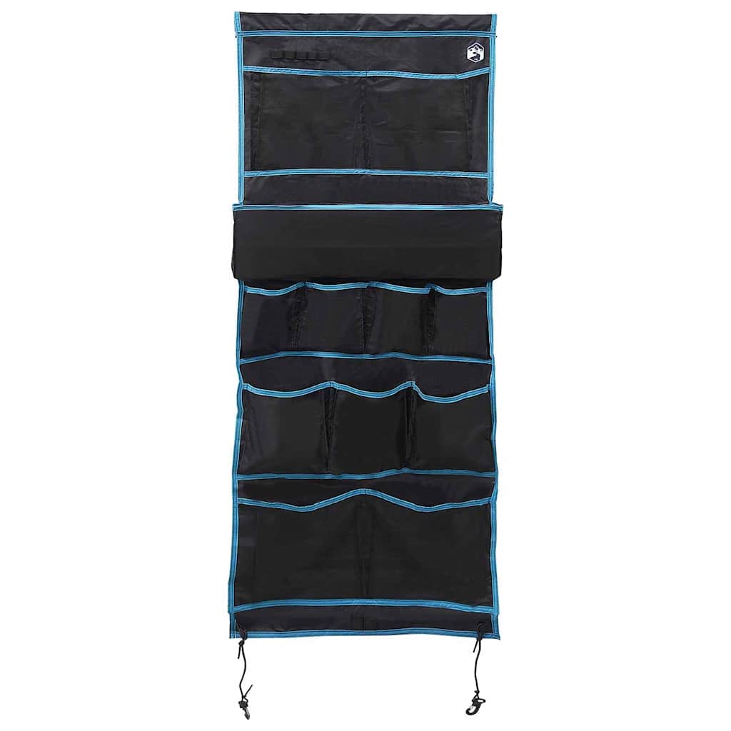 Opbevaringspose med opbevaring Sort og Blå 161 x 58,5 cm oxford
